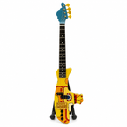 Mini Guitar 'Beatles' Yellow Submarine Display