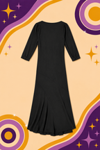 1990's Vintage Target Black Wrap Dress