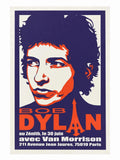 Bob Dylan Poster On Framing Card