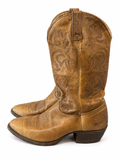 American Vintage Genuine Leather J Chisholm (M11) Caramel Cowboy Boot
