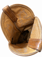 American Vintage Genuine Leather J Chisholm (M11) Caramel Cowboy Boot