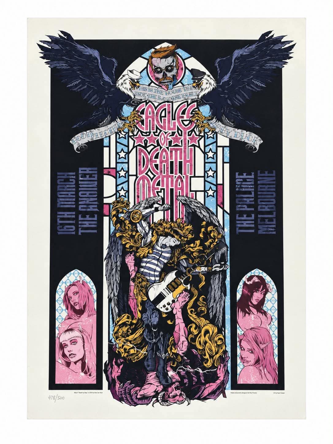 Death Metal Poster serialised (418/500) Limited Edition