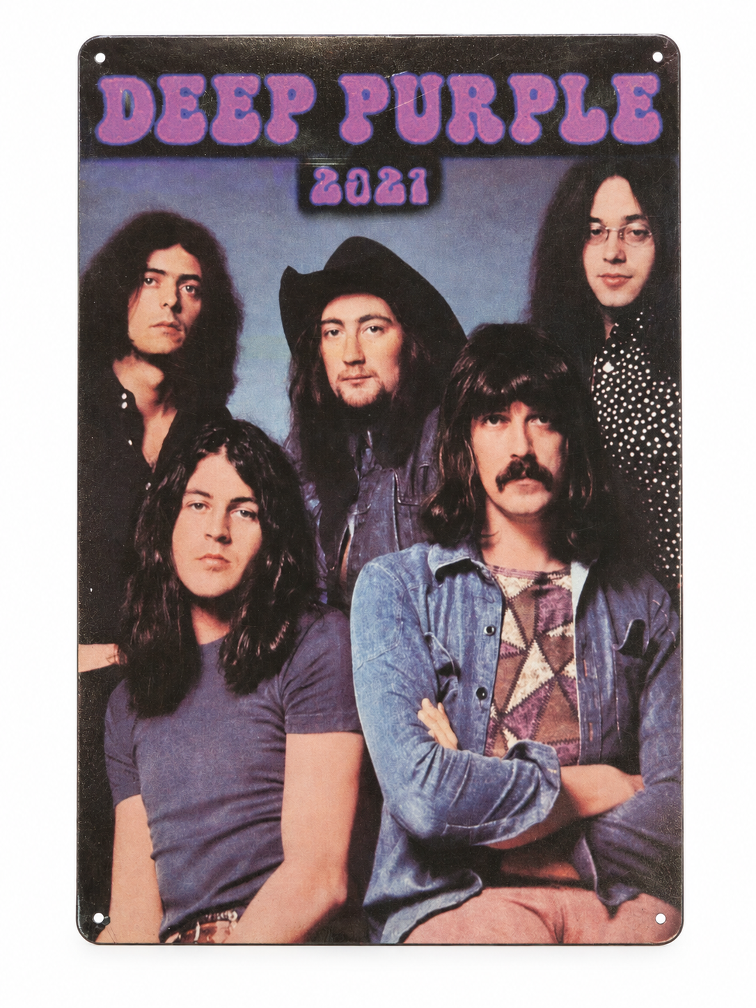 Deep Purple Tin Sign