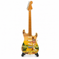 Mini Guitar 'Elton John' Yellow Brick Road Display
