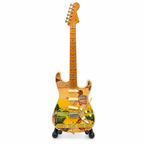 Mini Guitar 'Elton John' Yellow Brick Road Display