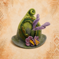Felt Hat (W/Flower Embellishment)
