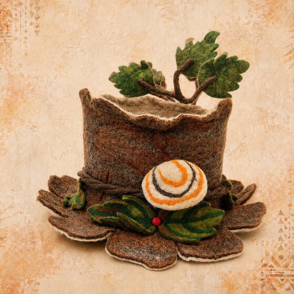 Felt hat (Wood Log)