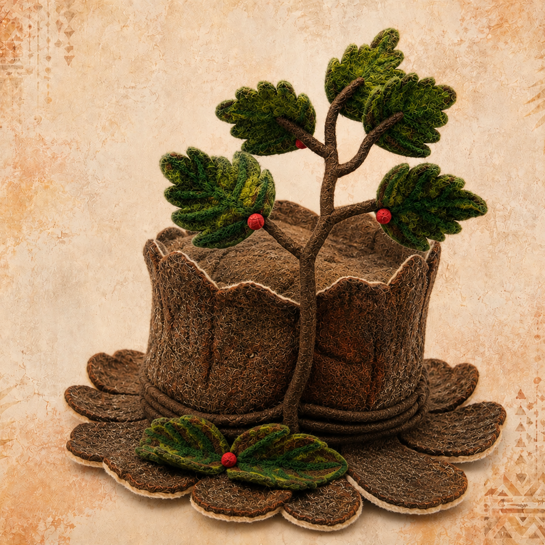 Felt hat (Wood Log)