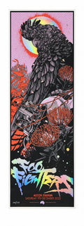 Foo Fighters Poster Serialised (108/175) On Foil Cockatoo Design