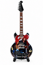 Mini Guitar Display Foo Fighters Design