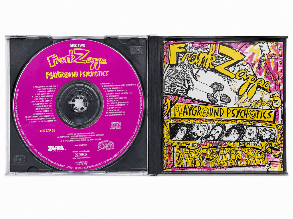 Frank Zappa 'Playground Psychotics' X2 CD Set