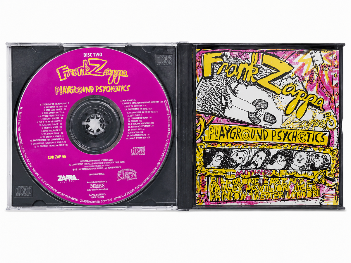 Frank Zappa 'Playground Psychotics' X2 CD Set