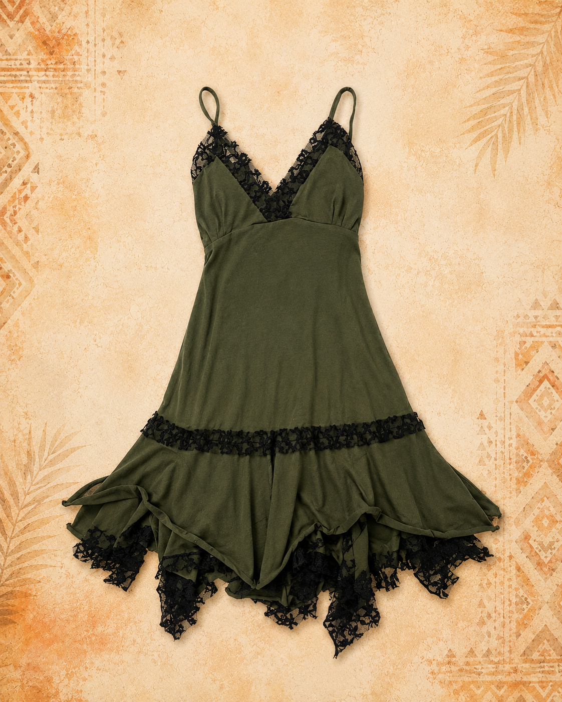 3rd Eye 100% Cotton Tie Back Boho Dress