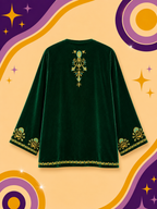Original Vintage Nine Lives Bazaar Embroidered Coat