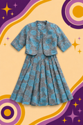 1950's Original Vintage Dress W/Bolero