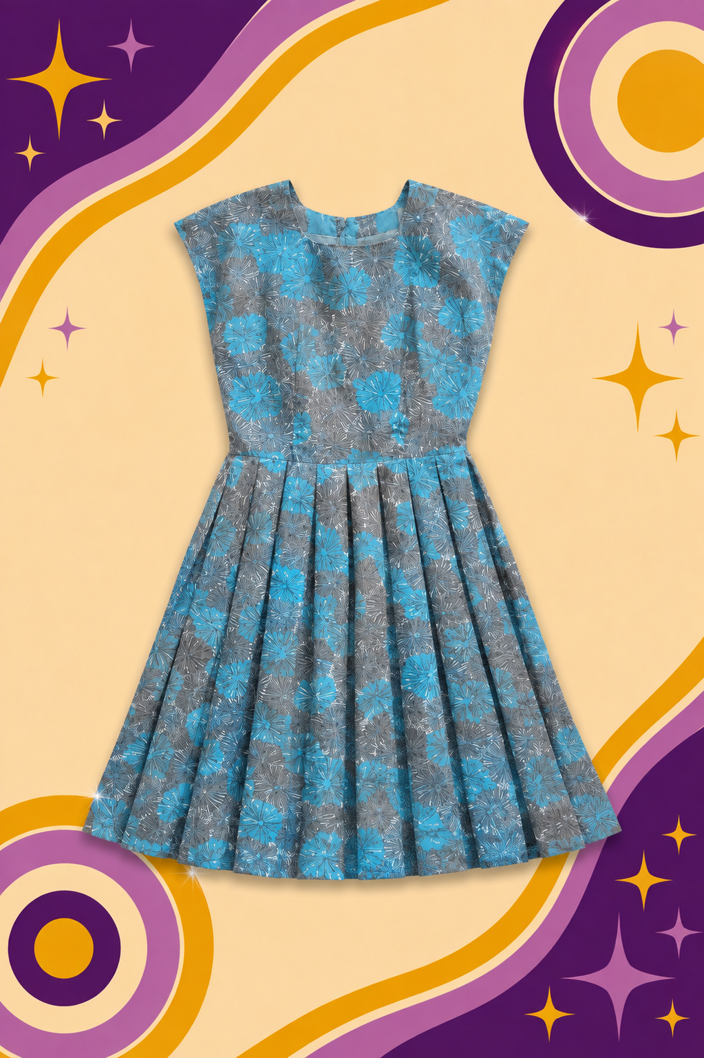 1950's Original Vintage Dress W/Bolero