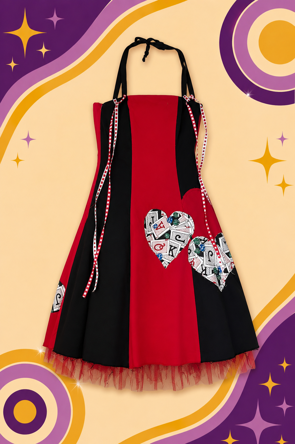 1950's Style handmade Rock n Roll halter Dress