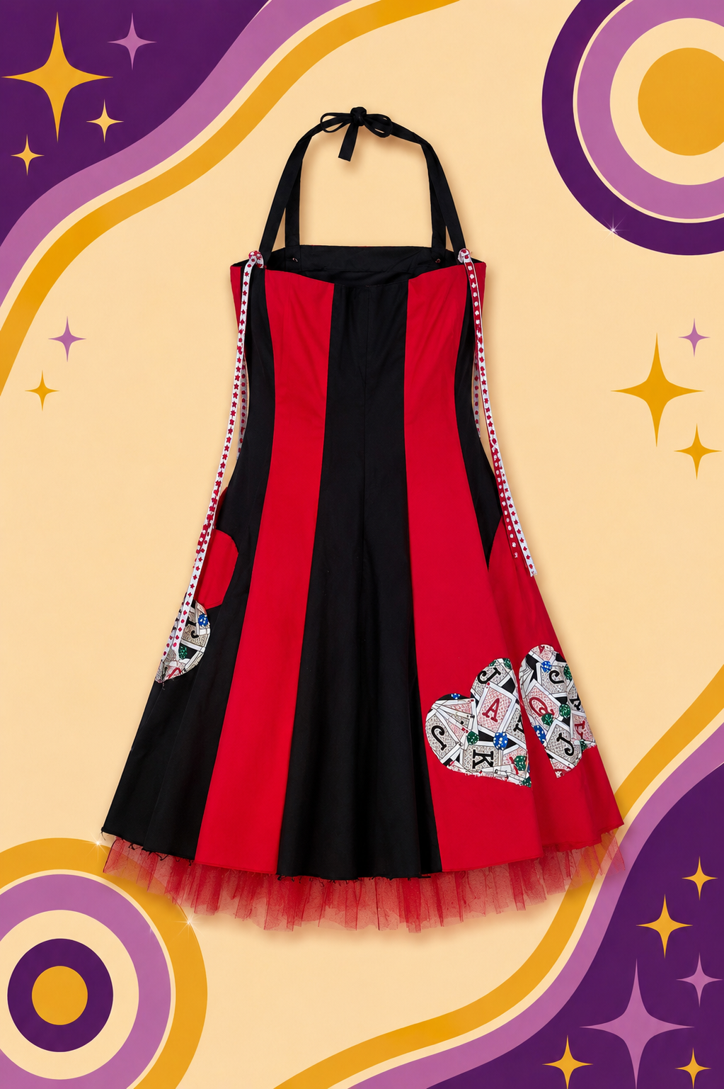 1950's Style handmade Rock n Roll halter Dress