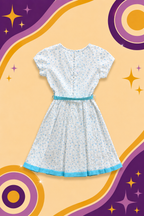 1950's Original Vintage Handmade Aus Polka Dot Dress