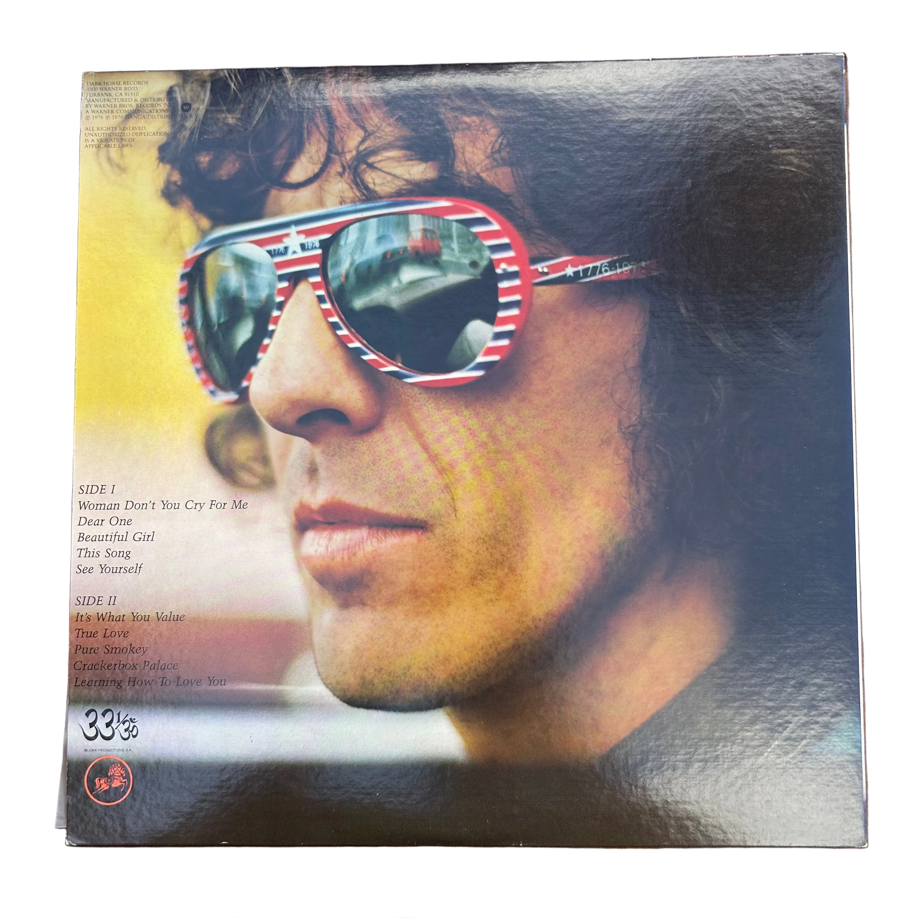 George Harrison Vinyl 'Thirsty Three & 1/3' 1976 Japan incl. Obi Strip
