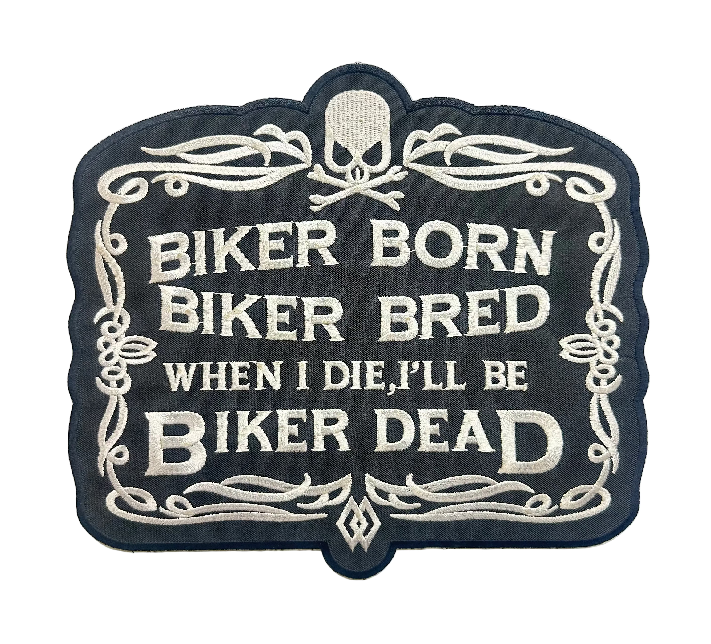 Iron On Patches (Large) Motorcycle