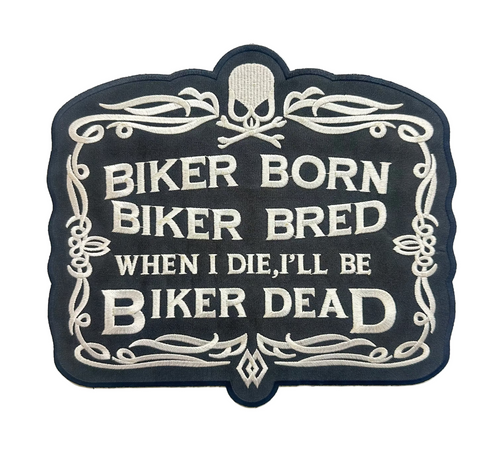 Iron On Patches (Large) Motorcycle
