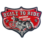 Iron On Patches (Large) Motorcycle