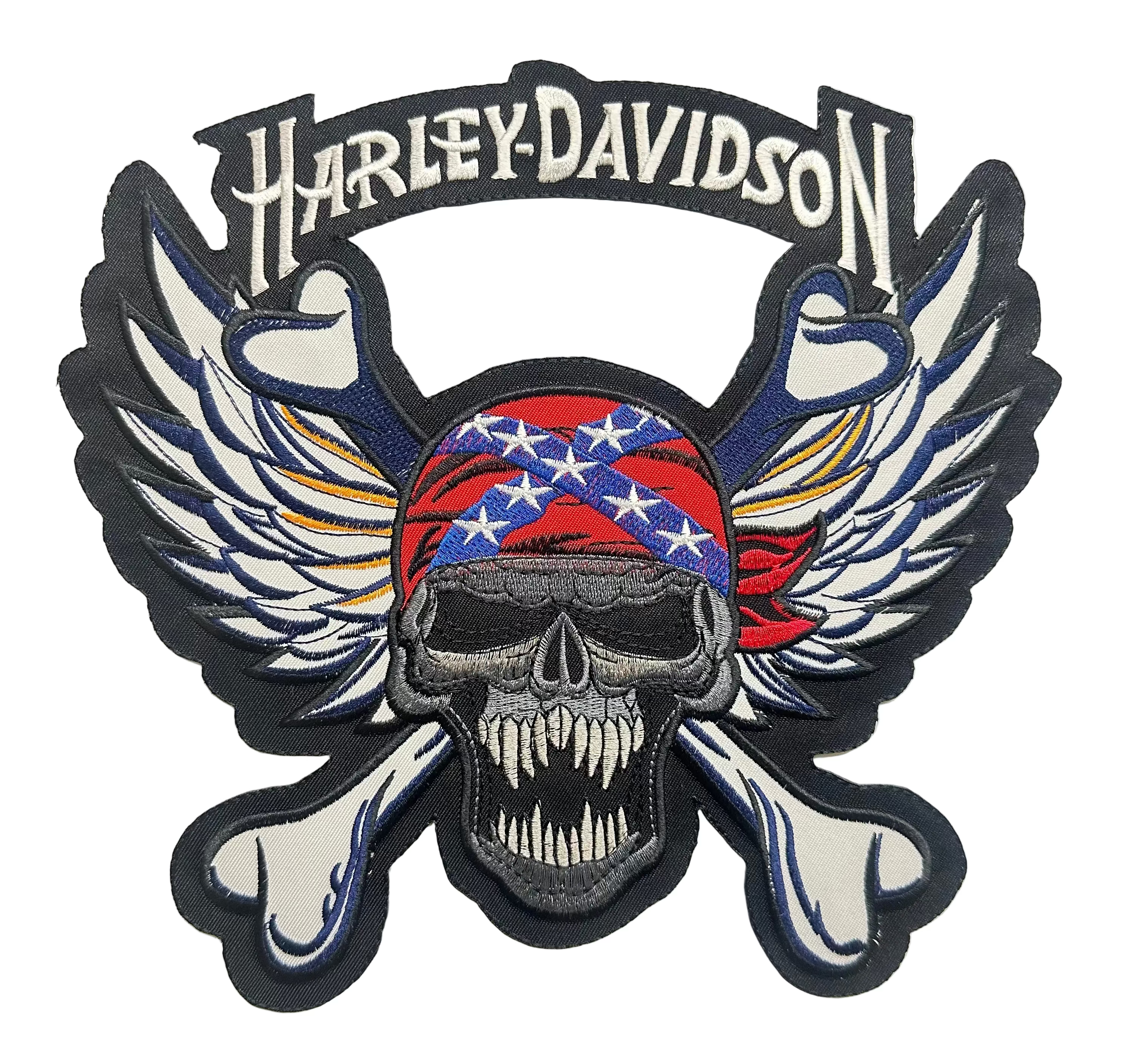 Iron On Patches (Large) Motorcycle