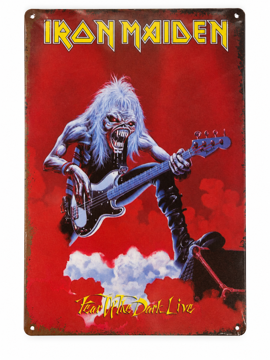 Iron Maiden Fear Of The Dead Tin Sign