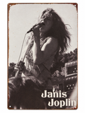 Janis Joplin Tin Sign