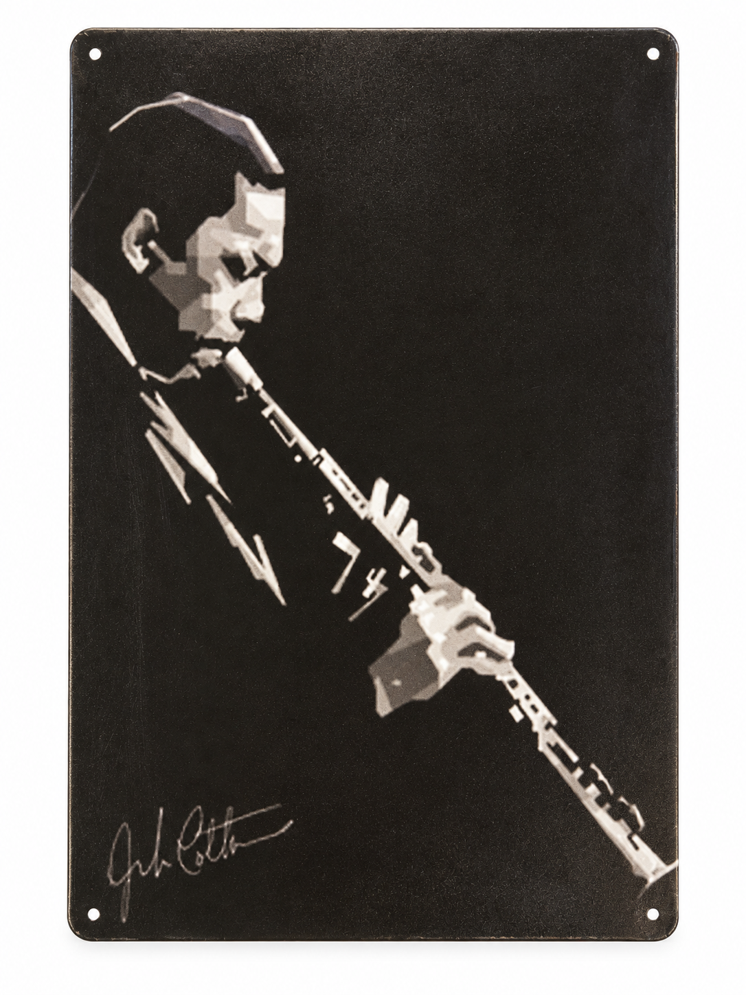 John Coltrane Tin Sign