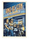 Kings Of León Poster On Framing Card