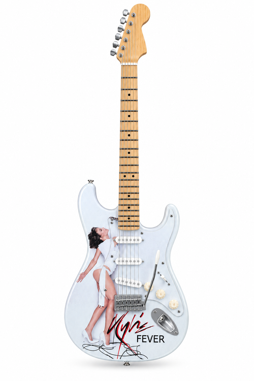 Mini Guitar Display Kylie Minogue Design