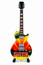 Mini Guitar Display Led Zeppelin Design