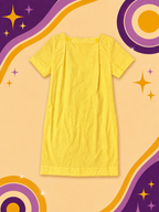 1980's Original Vintage Handmade Linen Dress