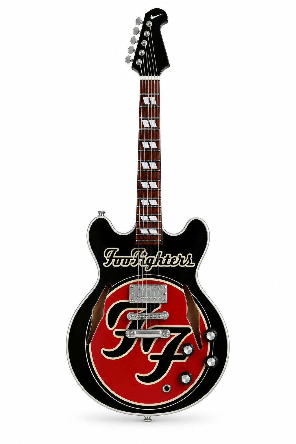 Mini Guitar Display Foo Fighters Design