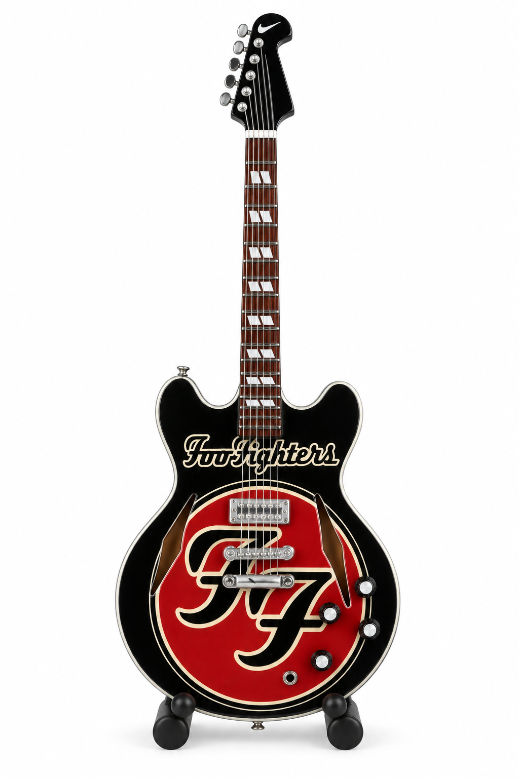Mini Guitar Display Foo Fighters Design