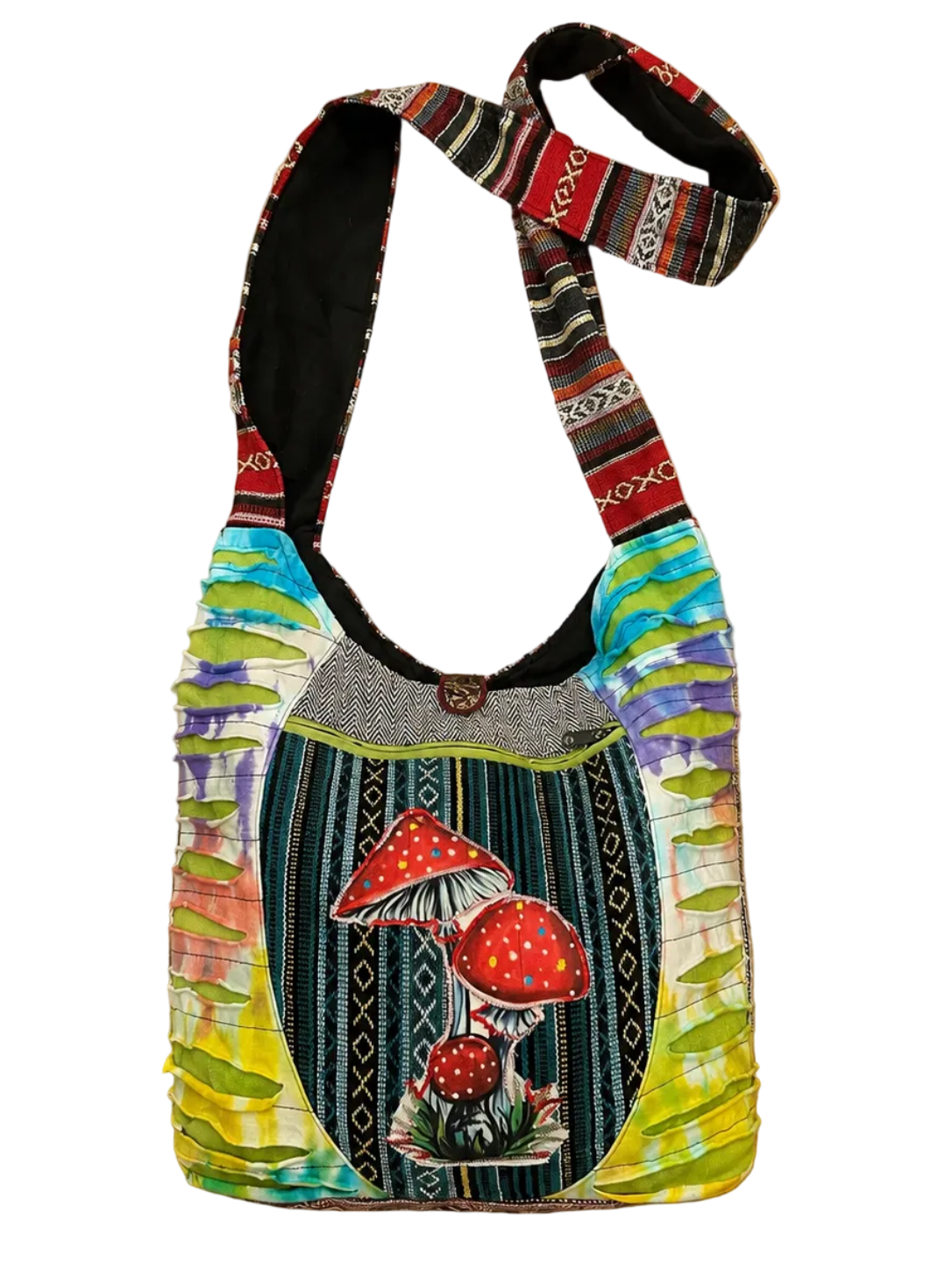 Mushroom Fabric Side Bag
