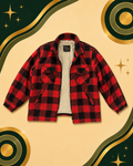 Mens American Vintage Cal Craft Flannel Jacket