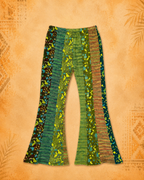 3rd Eye 100% Cotton Horizontal Patchwork Flares