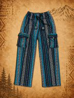 Mens 3rd Eye 100% Cotton Soft Aztec Print Pants