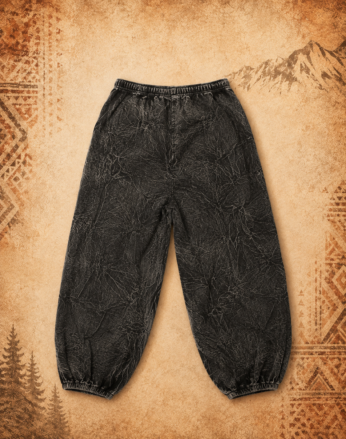 Mens 3rd Eye 100% Cotton Side Patchwork Pants