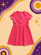 1950's Original Vintage John F Hilton Peach Dress