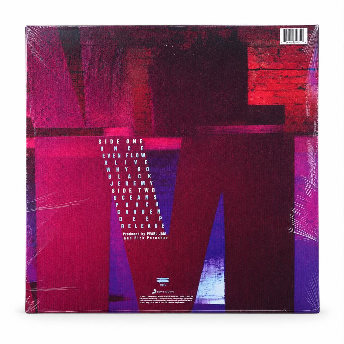 Pearl Jam Vinyl 'Ten' 2017 Europe New Sealed