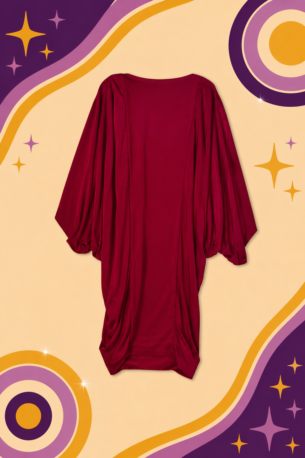 Y2K Inspired Pinko  Maroon Body Con Dress