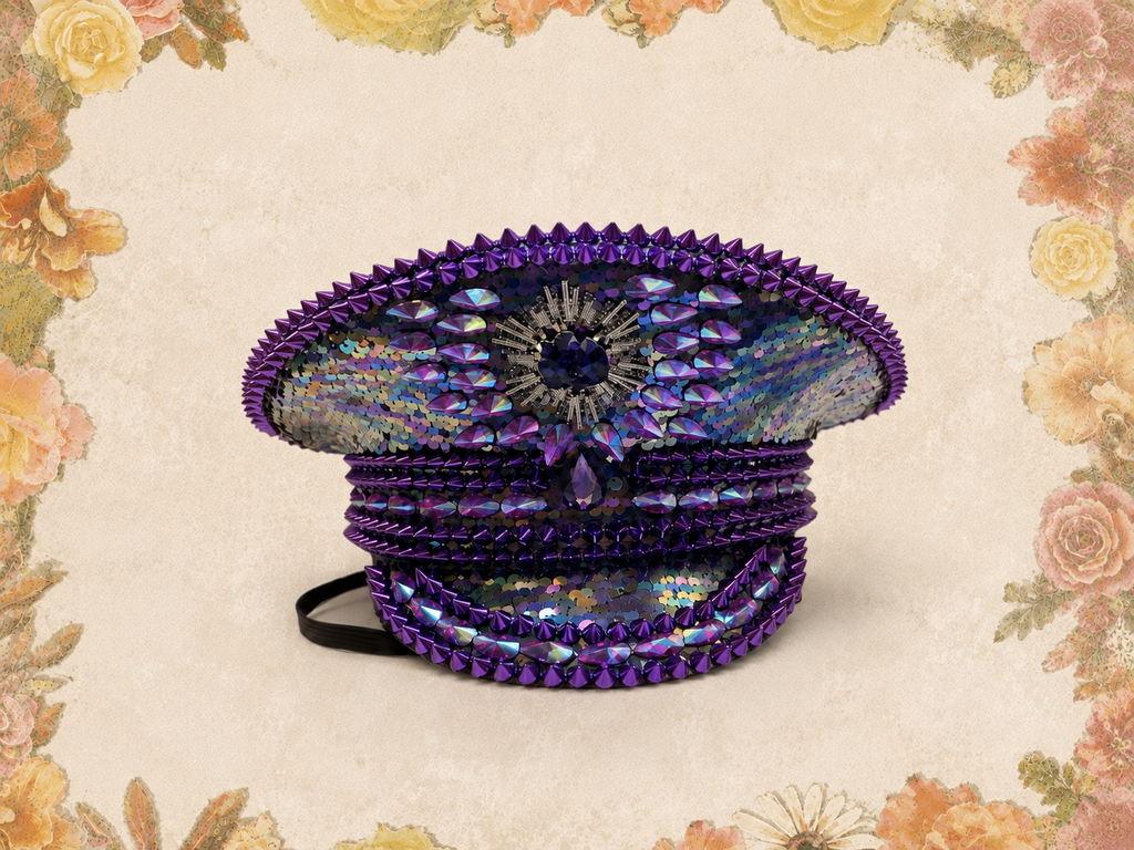 Rhinestone Studded Hat