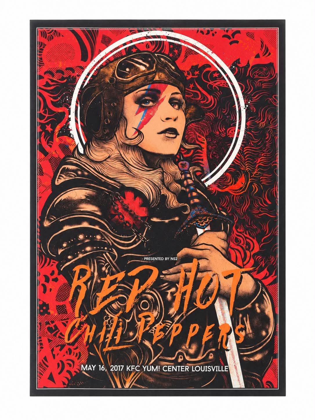 Red Hot Chili Peppers Poster Serialised (220/250) Limited Edition