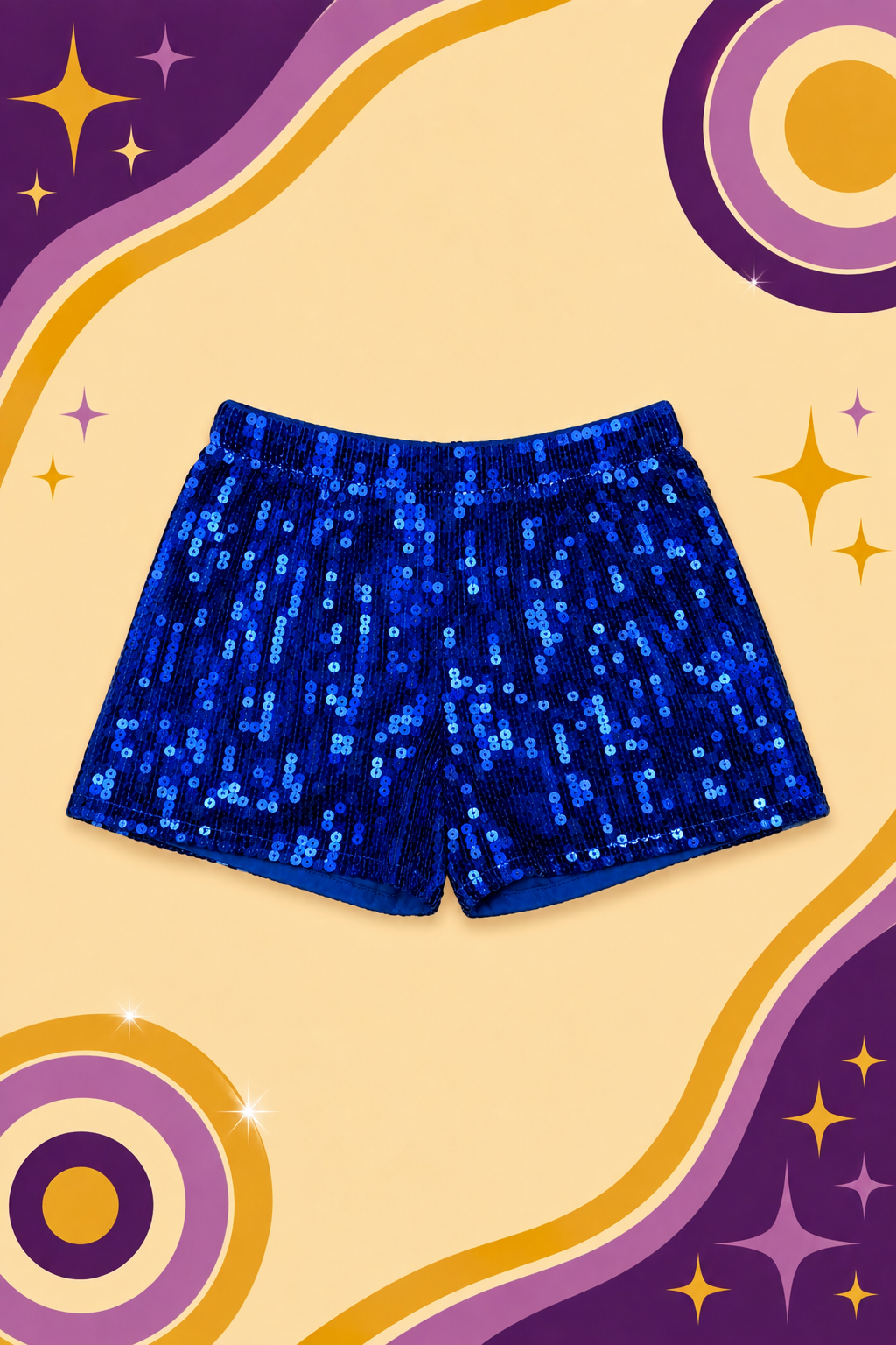 Sequin 1970's Inspired Hot Pants