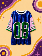 Sequin Jersey T-Shirt Multicolour