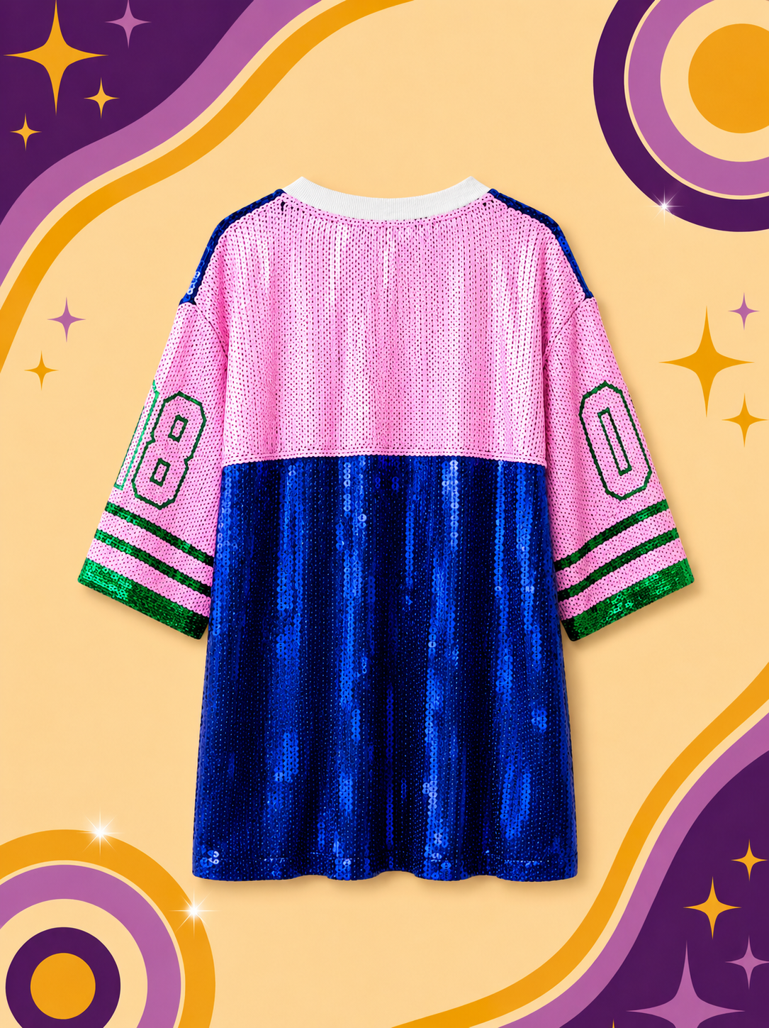Sequin Jersey T-Shirt Multicolour